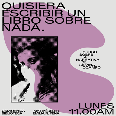 Quisiera escribir un libro sobre nada